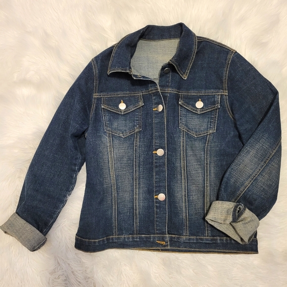 Toronto Denim Jean Jacket size medium or large - Picture 2 of 4